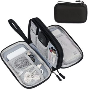 Electronics and cable organizer