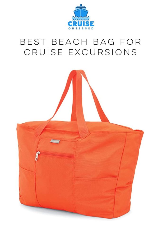 Best Beach Bag for Cruise Excursions on cruiseobsessed.com.