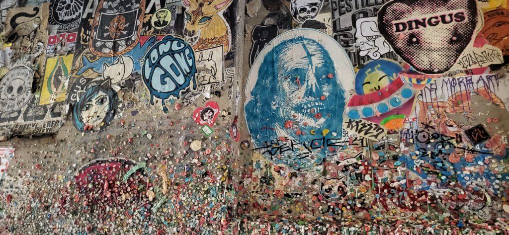 The Gum Wall in Seattle.