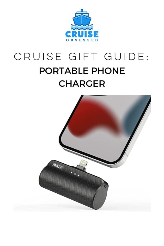 Cruise Gift Guide Best Gifts for Cruise Lovers: Portable Phone Charger on cruiseobsessed.com