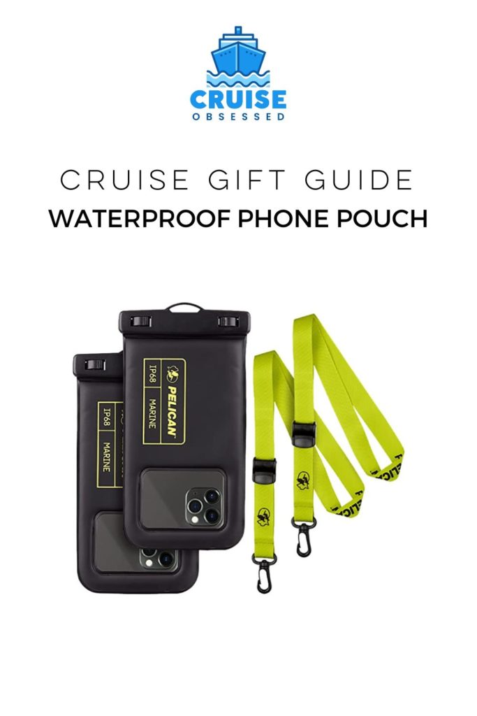 Cruise Gift Guide Best Gifts for Cruise Lovers: Waterproof Phone Pouch on cruiseobsessed.com