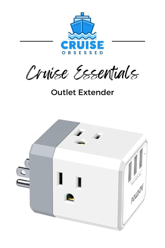 Cruise Essentials Outlet Extender on cruiseobsessed.com.