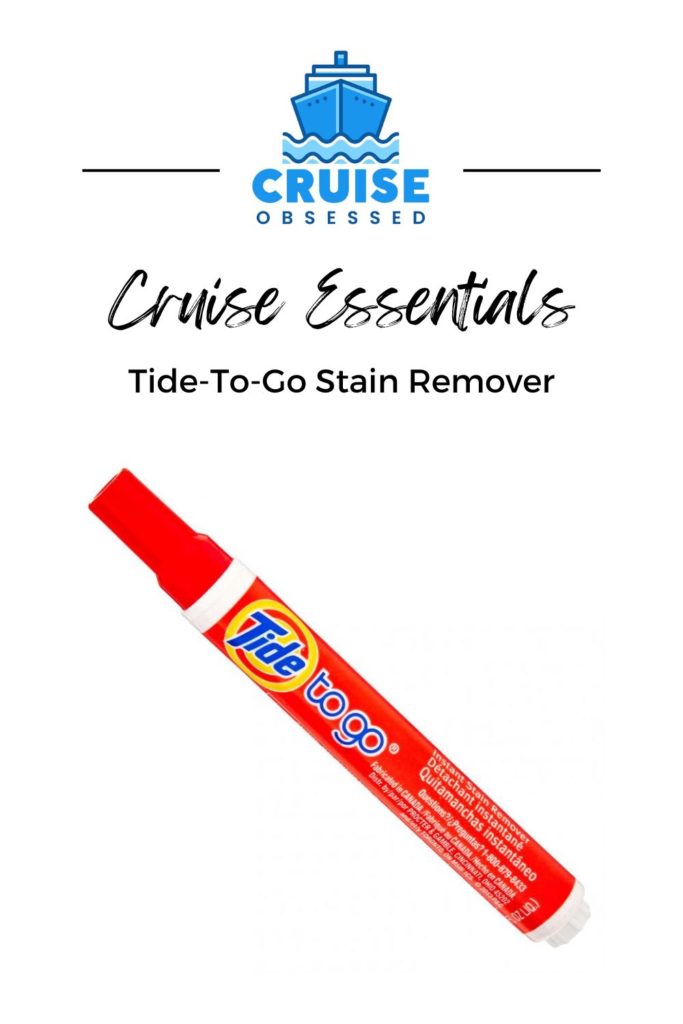 Cruise Essentials: Tide To Go Stain Remover from cruiseobsessed.com.