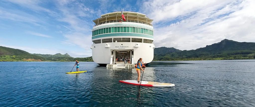 Paul Gauguin Cruises to Tahiti Wave Season Cruise Deals from cruiseobsessed.com.